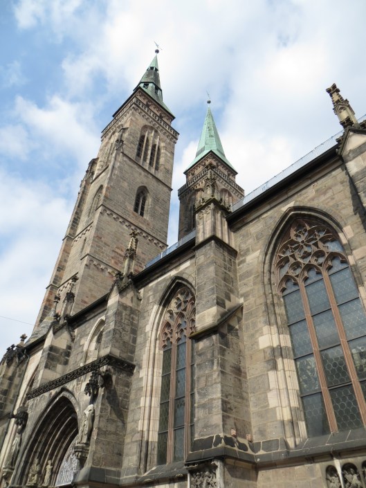 Exterior of the Church of St. Sebaldus, Nuremberg, Germany