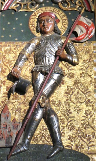 St. Florian (detail), Altarpiece, Strasbourg Cathedral