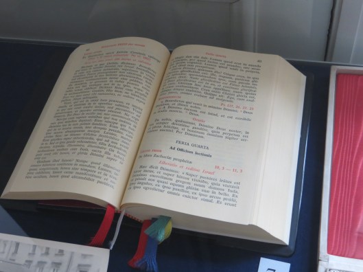 Breviary used by Cardinal Karol Wojtyla circa 1975, Archdiocesan Museum, Krakow, Poland