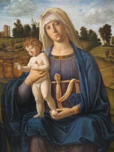 Madonna and Child with Saint Jerome and Saint John the Baptist, Cima da Conegliano, oil on panel (1492-1495), National Gallery of Art, Washington, D.C.