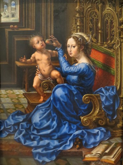 Madonna and Child, Jan Gossaert, oil on panel (c. 1532), National Gallery of Art, Washington, D.C.