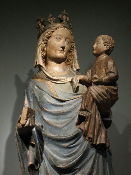 Virgin and Child, sandstone with traces of polychrome (c. 1325-1350).