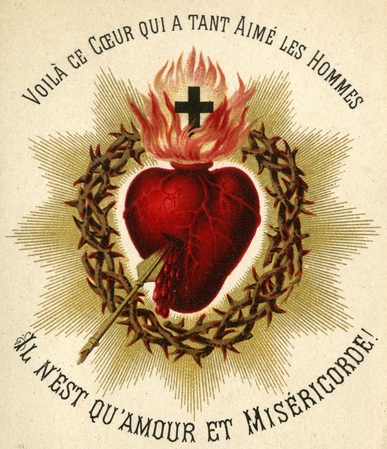 Sacred Heart Card - Univ of Dayton Libraries