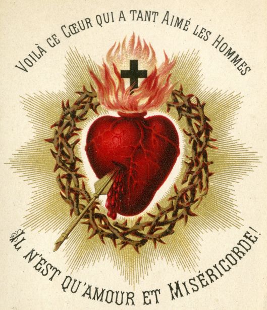 Sacred Heart Card - Univ of Dayton Libraries